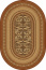 STANDARD Arallia light brown - ovál | 150x250
